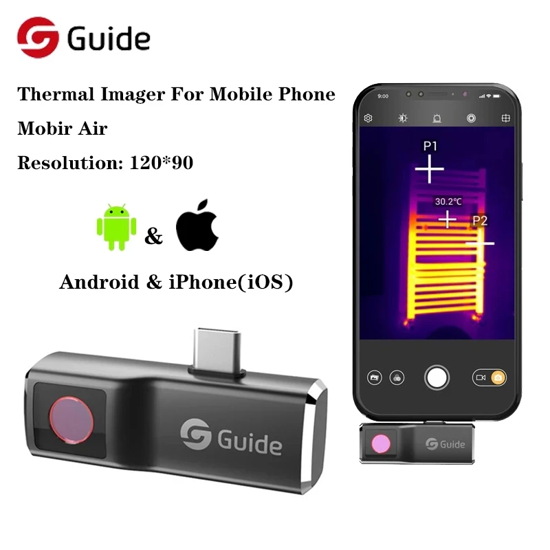 Infiray P2 Pro Macro Lens - Guide Mobir Air Wärmebildkamera für iPhone