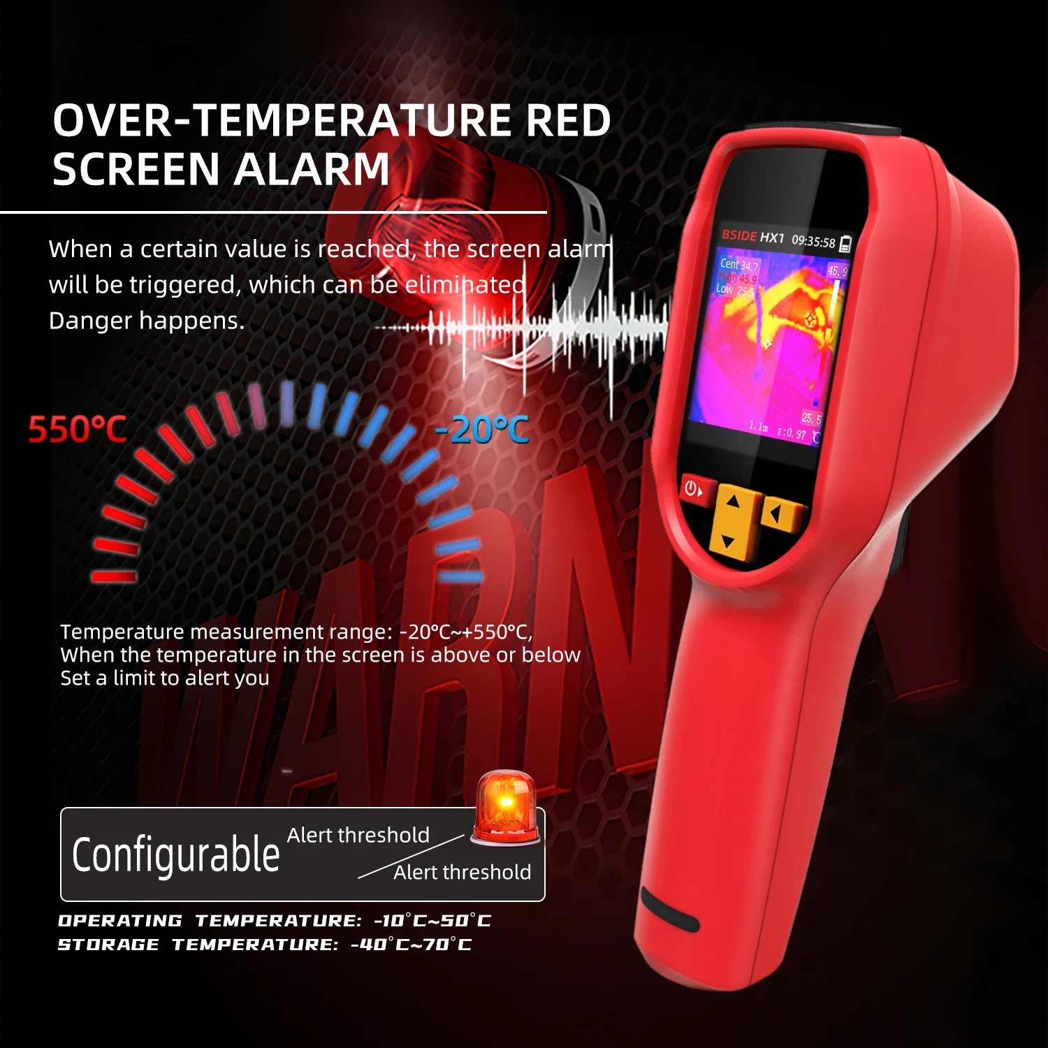Thermal Imager Pcb Repair - BSIDE HX1 240X240 Wärmebildkamera Infrarot-Temperaturmessgerät für