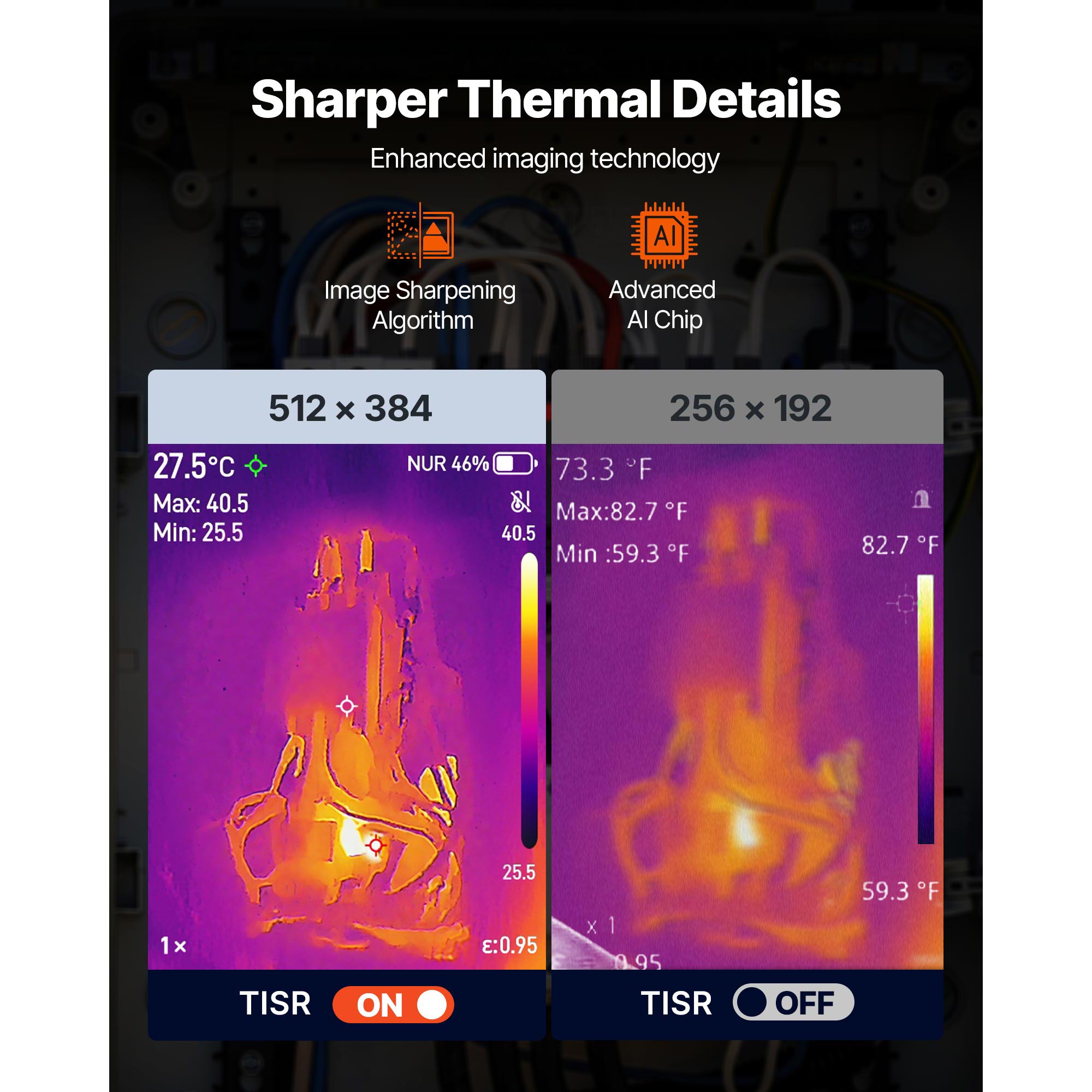 VEVOR Wärmebildkamera, TISR Su – Thermal Imaging Camera 256X192 Bewertung und Preis